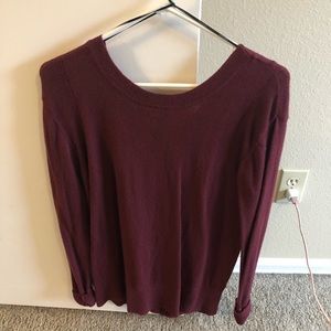 Lululemon open back sweater size 6